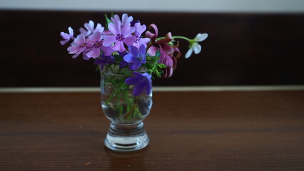 A bouqet of spring garden flowers