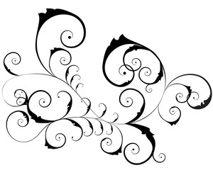 Vector floral ornate pattern for design use