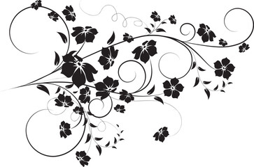 Floral illustration. Can be used for design.