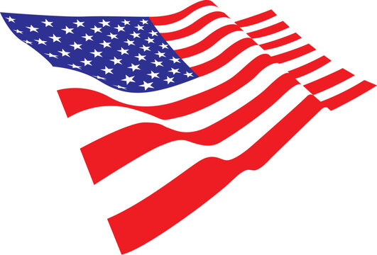 Wavy US Flag