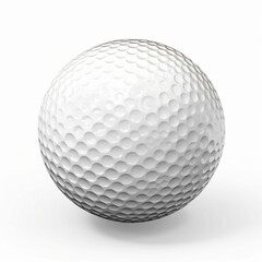 Golf ball isolated on white background 
