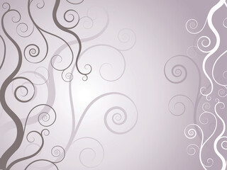 Background of swirls and curls