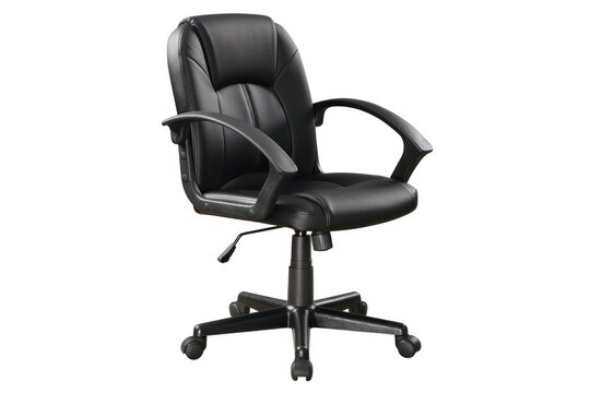 Black office chair. AI