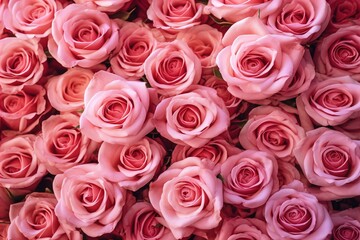 Beautiful pink rose on a background
