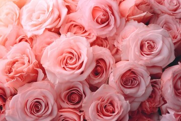 Beautiful pink rose on a background