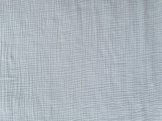 Muslin cloth texture background in grey tones. Muslin cotton fabric 