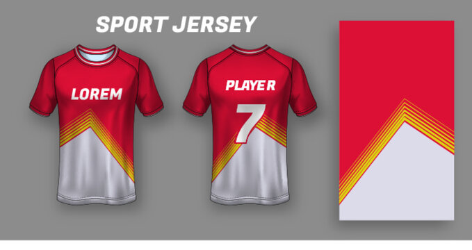 Sport jersey design fabric textile for sublimation