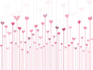 Abstract hearts background