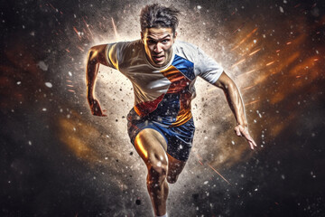 running sport promotional picture