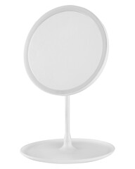 cosmetic table mirror, on a white background in isolation
