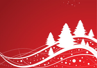 Abstract Christmas background. Vector Illustration.