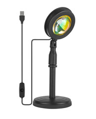 LED spotlight with lens