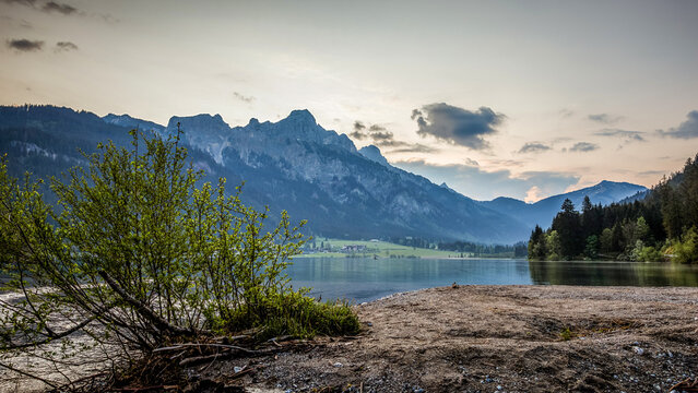 Blick auf den Gimpel vom Haldensee