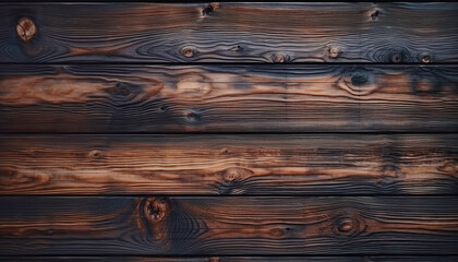 dark wooden planks background. Wooden texture. dark wood texture. Wood plank background. generative ai