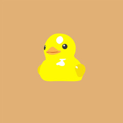 Water duck toy vector clipart