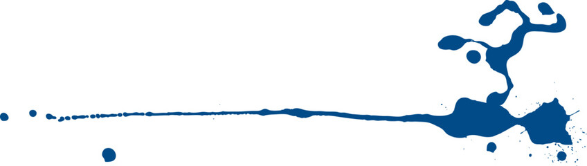 Vector design element of figure ink splash