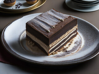 Decadent Tiramisu Delight - Delicia de Tiramisú Decadente (generated with AI)
