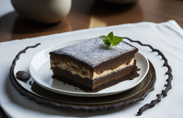 Decadent Tiramisu Delight - Delicia de Tiramisú Decadente (generated with AI)