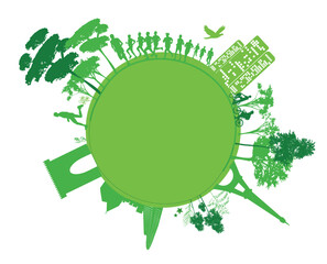 marathon men are running for the earth