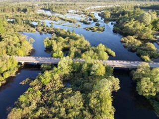 river in the park