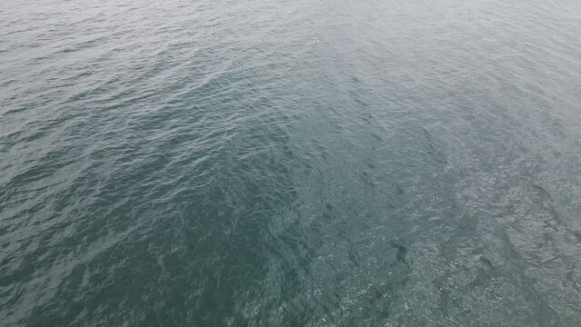 Aerial view of Samothraki island on Thracian Sea from Alexandroupoli, East Macedonia and Thrace, Greece.
