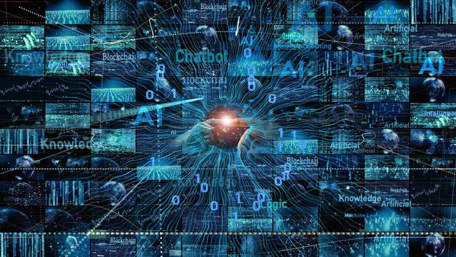 AI technology background