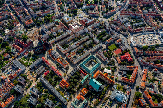 Legnica in Polen aus der Luft © Roman