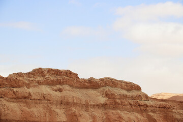 Fototapeta na wymiar desert sand wasteland badlands barrens landscape view