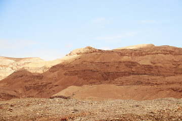 Fototapeta premium desert sand wasteland badlands barrens landscape view