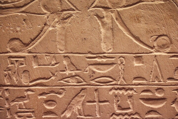 old acient egyptian hieroglyphics texture pattern backdrop