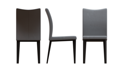 Fabric Seat Dining Chair 03