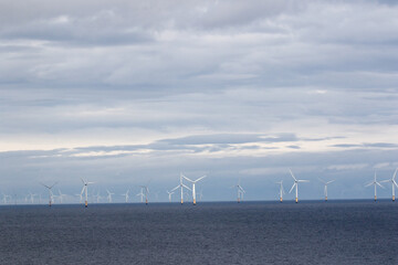 Gwynt y Môr, Megawatt Offshore Wind Farm, coast of Wales