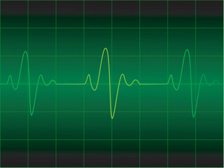 Heart cardiogram vector illustration