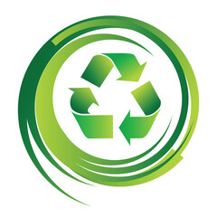 Recycle sign vector illustration