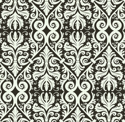 Seamless background from a floral ornament, Fashionable modern wallpaper or textile