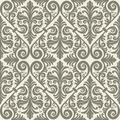 Seamless background from a floral ornament, Fashionable modern wallpaper or textile