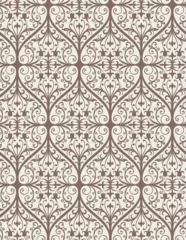Outdoor-Kissen Seamless background from a floral ornament, Fashionable modern wallpaper or textile © Designpics