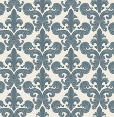 Fototapeta premium Seamless background from a floral ornament, Fashionable modern wallpaper or textile