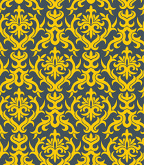 Seamless background from a floral ornament, Fashionable modern wallpaper or textile