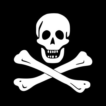 pirate flag with skull and crossbones