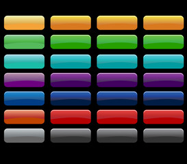 color button on black background