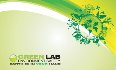 environment safety background template