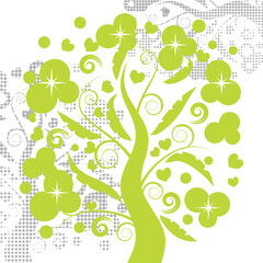 Floral tree beautiful