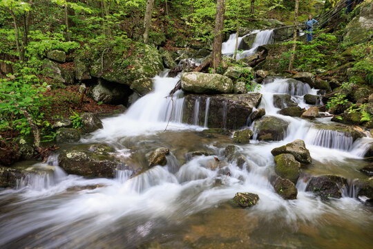 Multiple Waterfalls
 at Crabtree Falls, Virginia