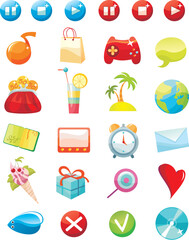 vector illustration set of a different icons