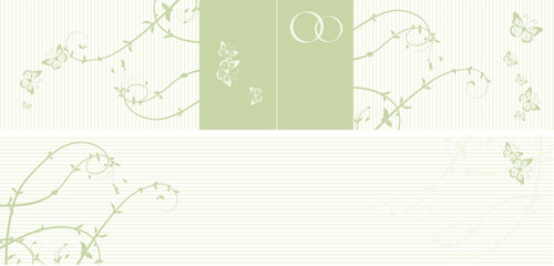 Pattern of wedding card