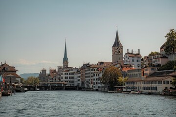 Fototapeta premium view of the old town