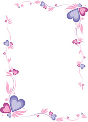 vector illustration of a decorative frame