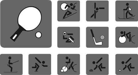 Set on sports subjects. Similar works are in my galleries