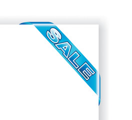 Advertise Sheet Tag with Colorful "SALE" Text